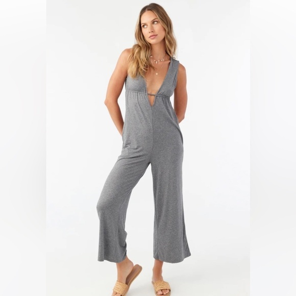 🔆O’NEILL🔆 IRYNA JUMPSUIT ROMPER PLANTS STRETCHY COMFORTABLE - Picture 11 of 16